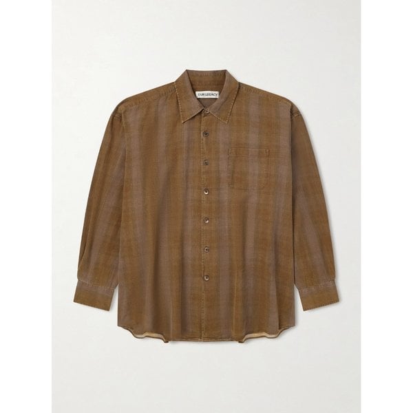 아워레가시 보로우드 체크 코튼 플란넬 셔츠 46376663162960632