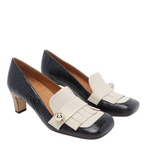 [해외배송] 26 F/W 치에 미하라 SHIMONE 펌프스 SHIMONE/KRAKOVA NEGRO B0012175296