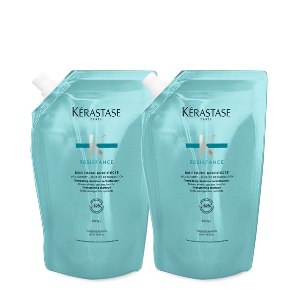 듀오 방 포스 아키텍트 샴푸 리필 500ml [손상 모발용]