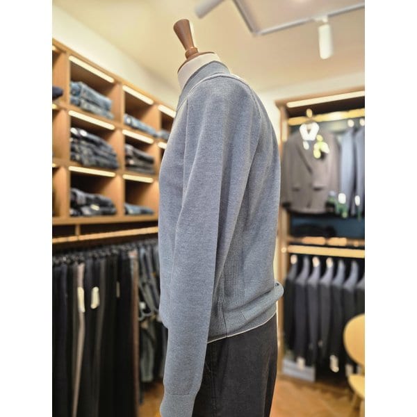 [여주점] 코오롱 브렌우드 남성 이노버 워셔블 셔츠 레이어드 스웨터 BRWAX26151MIX