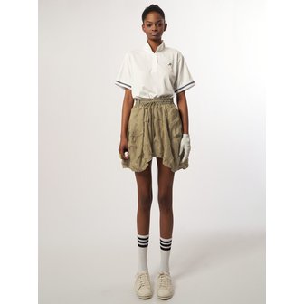 애스플래폼 AW61PS02_더블 도트 볼륨 G 쇼츠_다크베이지