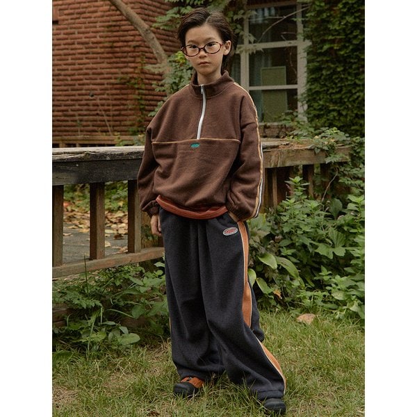 배색 플리스 팬츠_2COLORS (S-JL)