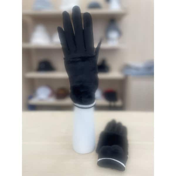 [여주점] 여성 퍼방울 방한 장갑 GP422LGLO2 BLCK