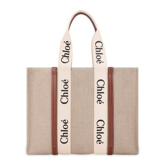 끌로에 여성 우디 라지 브라운 토트백 CHC22AS382I26 90U