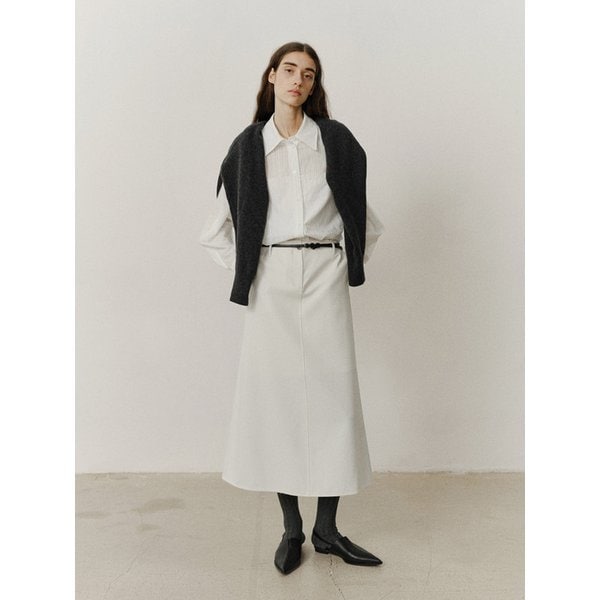 TFF SEMI A-LINE WOOL SKIRT_3COLORS