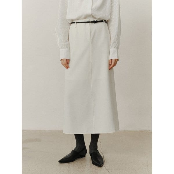 TFF SEMI A-LINE WOOL SKIRT_3COLORS