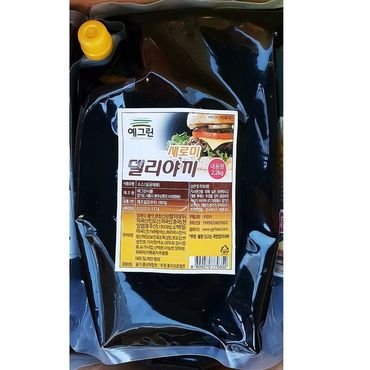 제이큐 기타소스 소스류 식당 식자재 예그린 데리야끼소스 2.2Kg