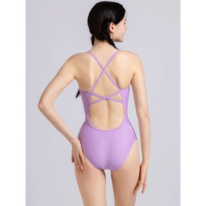 Smile Swim solid X-back light purple