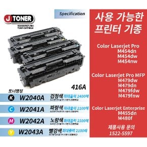 HP Color LaserJet Pro MFP M479fdw 호환 / 416A 프리미엄 토너