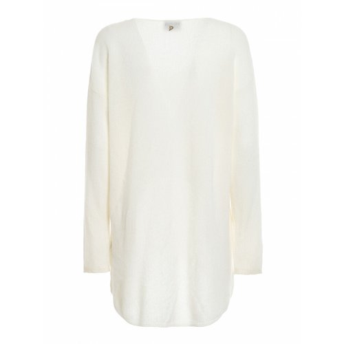 여성 V necks 캐시미어 울 블렌드 점퍼 DT041M00747D002042 Cream /8