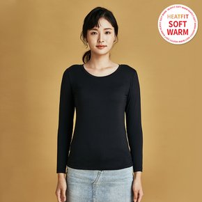 소프트웜 여성 라운드넥 긴팔 발열내의 상의 (S~XL)