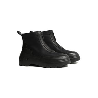 헌터 [UNISEX] 익스플로러 앵클 지퍼 플랫폼 부츠 - 블랙 WFS1000LNYBLK