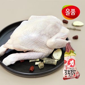 올품 국내산 백숙용 토종닭 (1,550g*2마리) + 부재료 2팩 무료증정