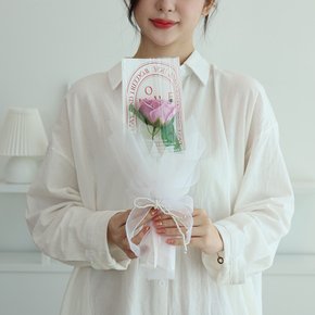 슈미즈 꽃다발 (라벤더) 생일 졸업 입학 재롱잔치 기념일 꽃선물