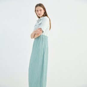 JASMINE LONG PLEATS DRESS_2colors