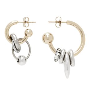 저스틴 클렌퀏 에이미 이어링 AIMEE EARRINGS GOLD & PALLADIUM Gold & Palladium