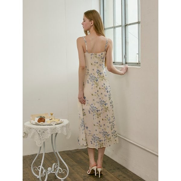 아이리스 쉬폰 롱 원피스