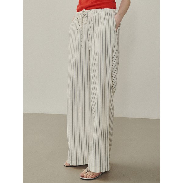 Melly Stripe Loose-fit Pants_WHITE(315350)