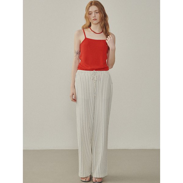 Melly Stripe Loose-fit Pants_WHITE(315350)
