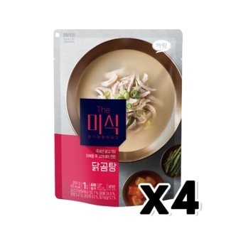  더미식 닭곰탕 즉석조리식품 350g x 4개