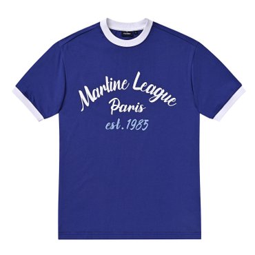 MARTINE GOLF [정상가 118000원]남성 마틴리그 라운드셔츠 D블루 (QM0DKS21645)