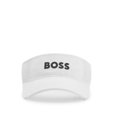 BOSS [30프로 할인][SR23][Green] 테니스 메쉬 로고 썬바이저 캡 화이트(50491452100)