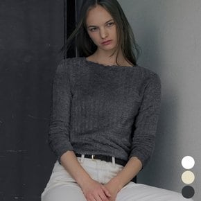 Fringe texture loose fit top [TIWT01LT07]_3color
