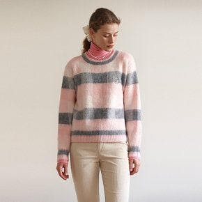 CHECK KNIT PINK