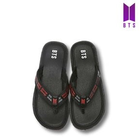 BTS 공식라이선스 남여공용 쪼리 BTS-MICDROP003 블랙