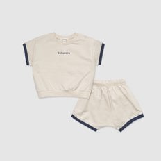 슈슈앤크라 mini 시에라 상하복 ㅡ 에크루