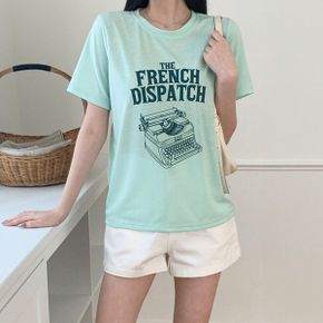 디패치 프린팅 반팔 티셔츠_P392161795