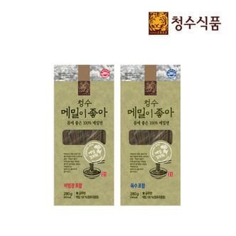 NS홈쇼핑 청수 메밀물냉면 280g+메밀비빔냉면 280g[32374198]