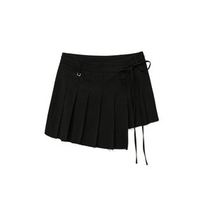 pleats skirt (black)