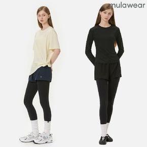 올데이 투인원 레깅스 팬츠 2 Color 종 택1
