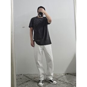 26SS 남성 헤비웨이트 포켓 반팔 티셔츠 블랙 A88NDBLK