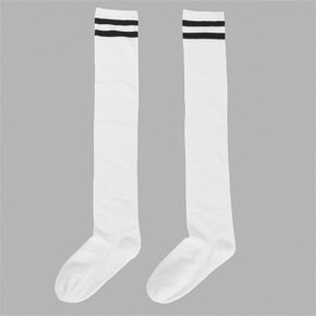 빅사이즈사랑해요 C487L101 3장 이선오버니삭스 DT 화이트 (S6484711)