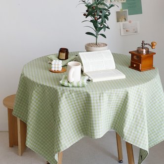 까사베르데 디너 체크 식탁보 테이블보 다용도커버 (3color/6size)