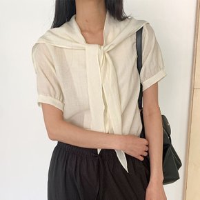 미야비 퍼프 레이온 숄 세트 블라우스_M4770