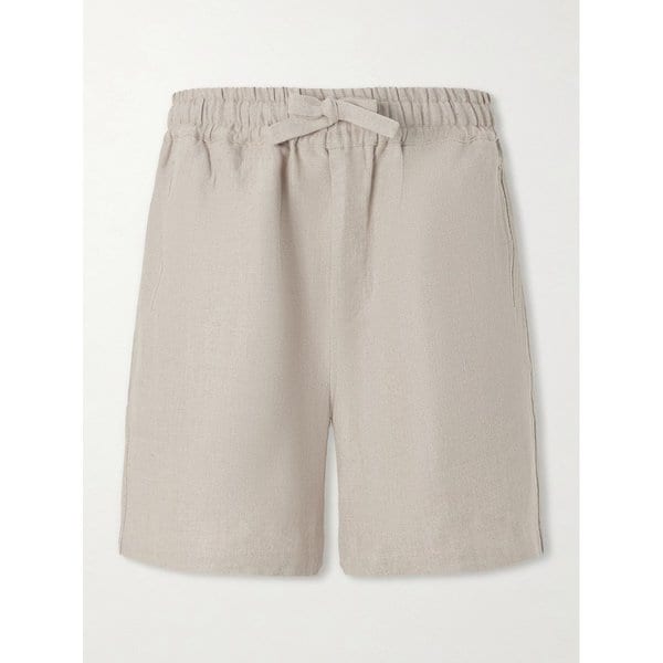 새먼 아멜 브리즈번 스트레이트 린넨 드로우스트링 쇼츠 46376663163063903