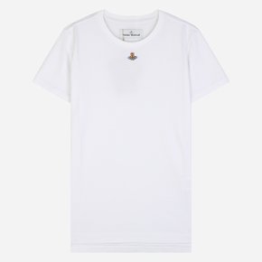 [시흥점] [비비안 웨스트우드]6S 3G010017 J001M A401 여성 ORB 로고 반팔 티셔츠 화이트