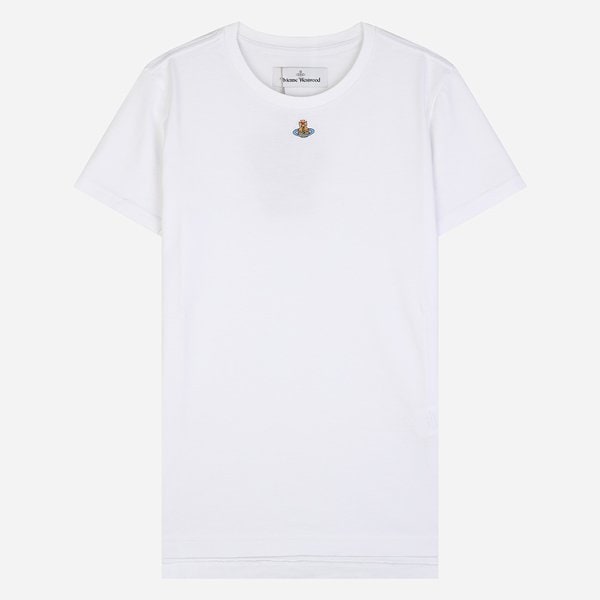 [시흥점] [비비안 웨스트우드]6S 3G010017 J001M A401 여성 ORB 로고 반팔 티셔츠 화이트