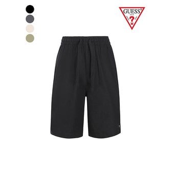 게스 MEN LINEN SHORTS KN2W09C1_P354663084