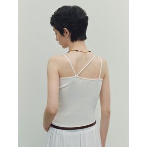 Triple Strap Sleeveless (Ivory)