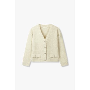 GCUT [25S/S] 부클레 와이넥 니트 가디건(7255150105)