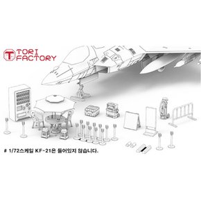 트리팩토리 172 작동 항공 쇼 액세서리 세트 레진 키트 TF-B05