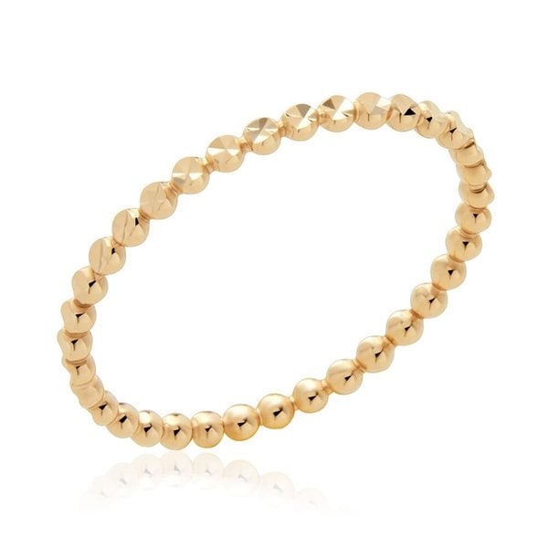 [모룬] 18K 버블볼 컷팅 1.5mm 올라운딩 반지 MOR40273