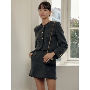 라나 트리밍 울 자켓 / RANA TRIMMED WOOL JACKET_2colors