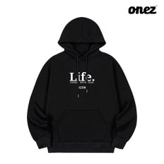 원즈 OZ 기모 후드티 LIFE (OZ187) 블랙