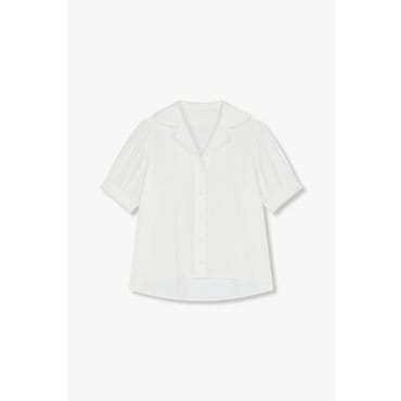 GCUT [지컷25S/S]퍼프 슬리브 레이스 카라 블라우스(7295260101)