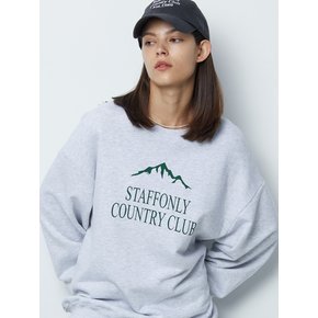 MOUNTAIN CC SWEATSHIRTS (MELANGE WHITE)